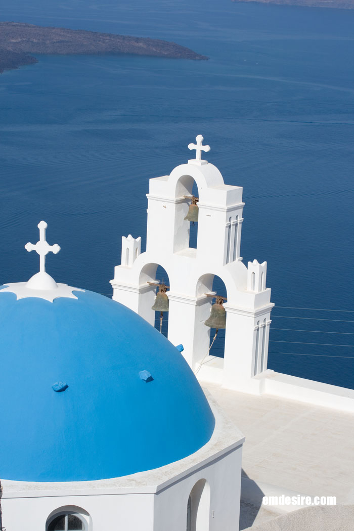 ギリシャ風景写真＠サントリーニ島　シンボルっぽい風景