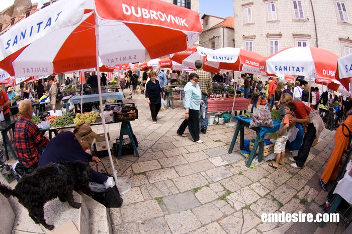 クロアチア・スロベニア風景写真＠ドゥブロヴニクの街の様子（その２）