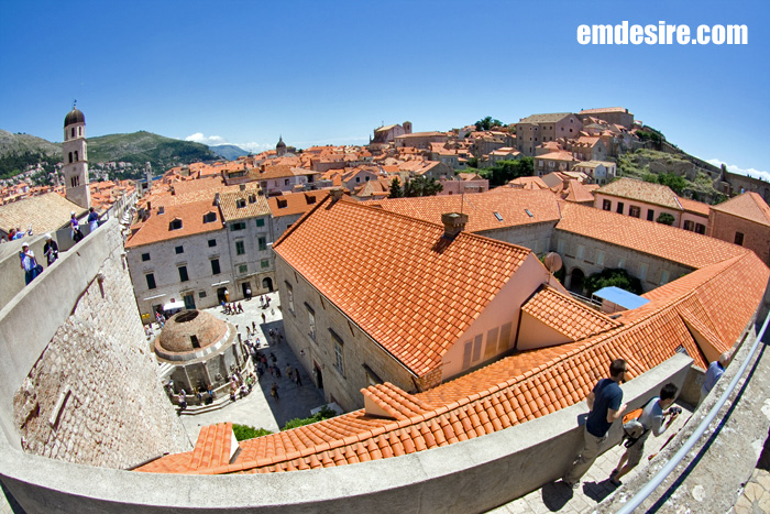 クロアチア・スロベニア風景写真＠ドゥブロヴニクの城壁一周巡り（その１）